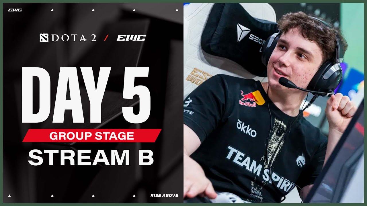 Dota 2 at EWC 25 - Day 5 - Phase 1 - Stream B