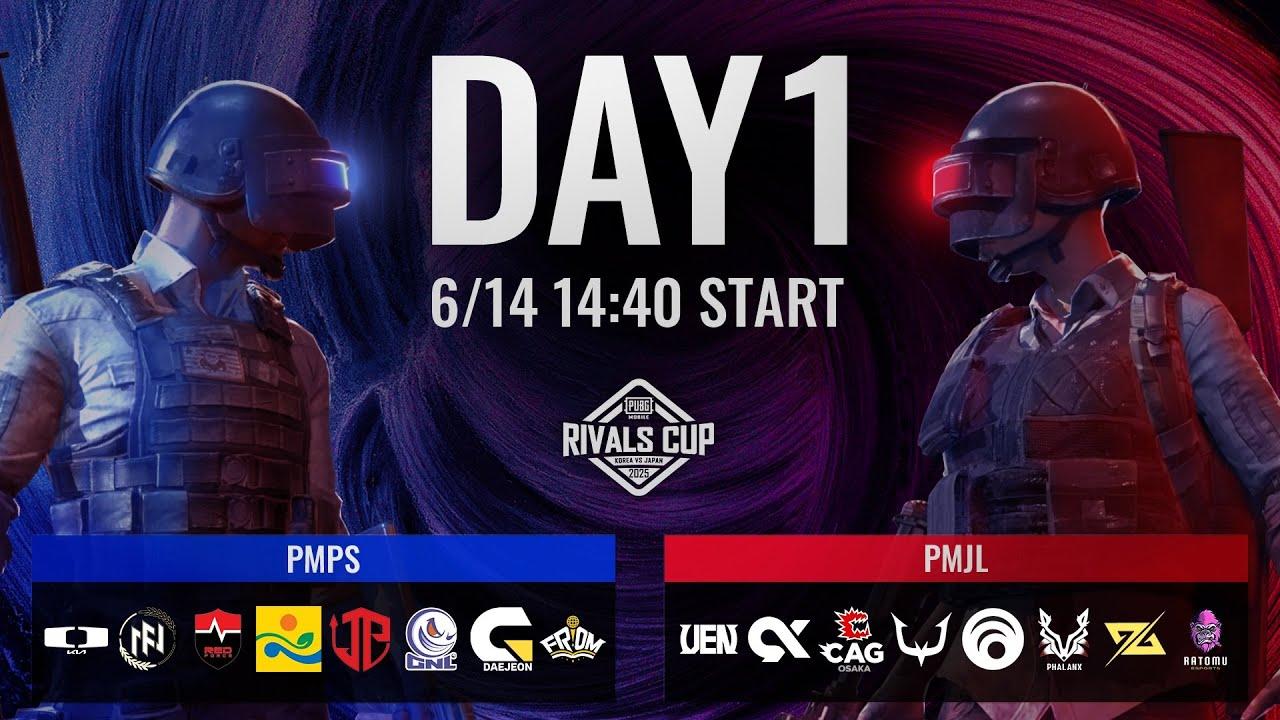 【日韓戦】PUBG MOBILE RIVALS CUP 2025 SEASON1 DAY1