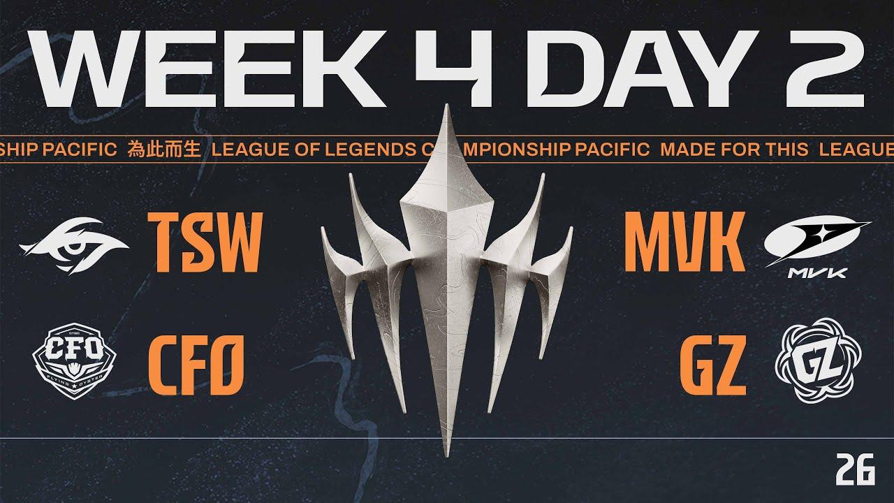 [JP] TSW vs MVK | CFO vs GZ | LCP 2026 Split 1 Regular Season Week 4 Day 2