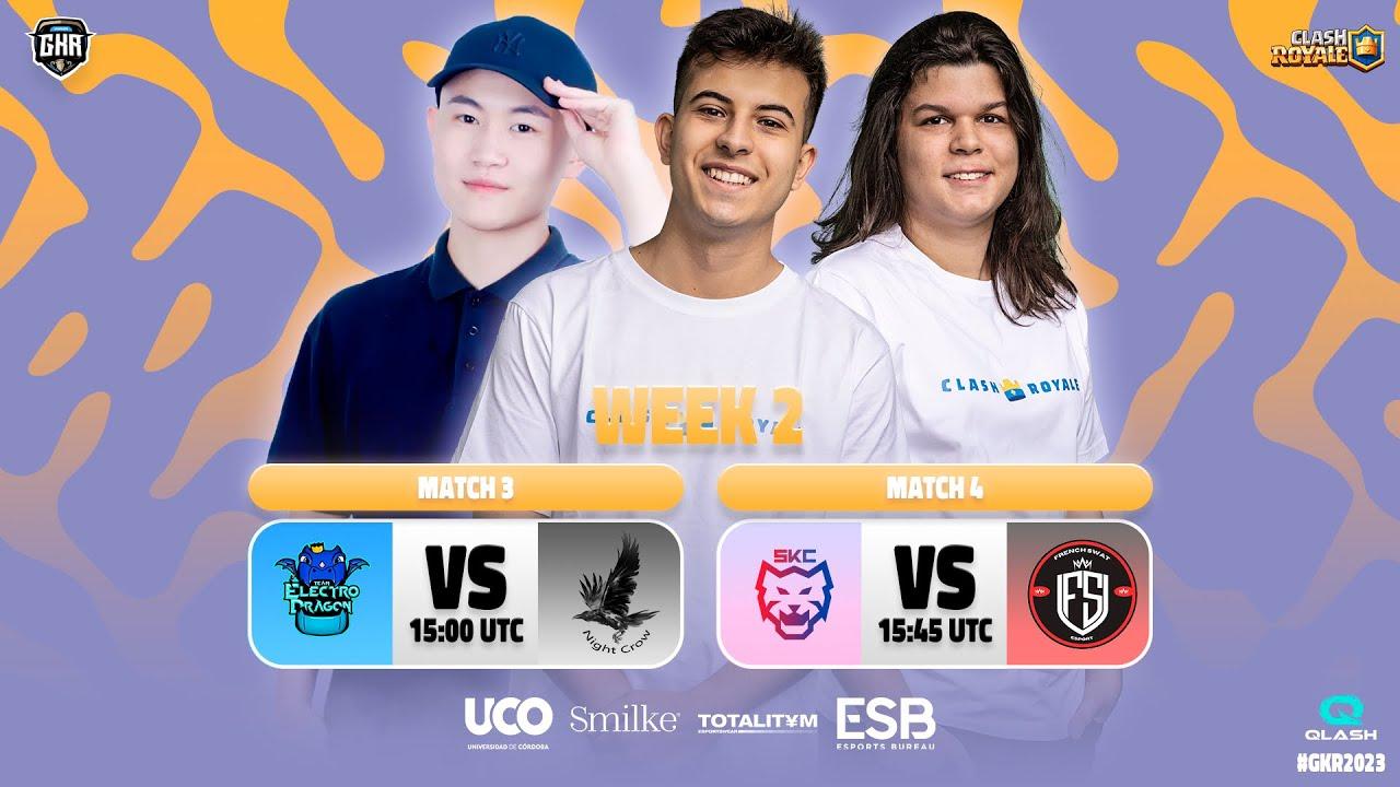 【クラロワ】GKR23 | Team ElectroDragon vs Night Crow / SKCalalas vs French Swat [Japanese]