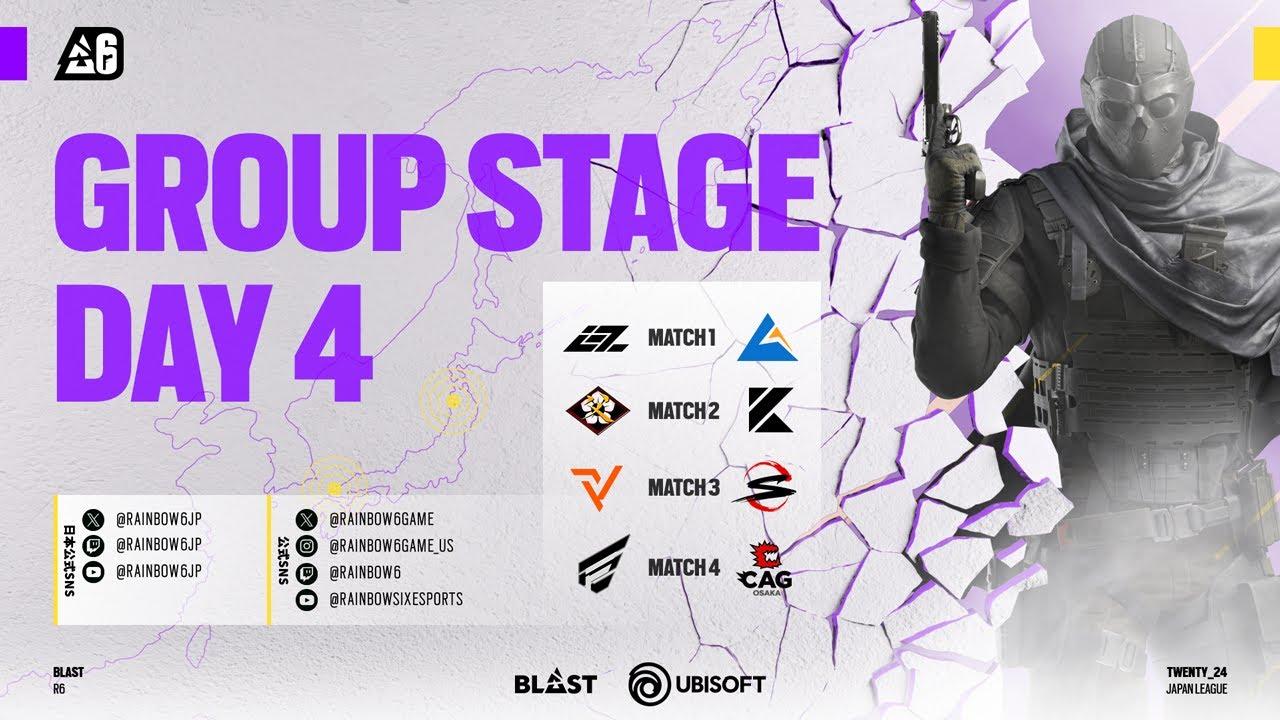 BLAST R6 Japan League 2024 Stage 1 Group Stage Day 4