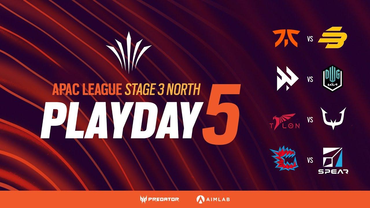 APACリーグ ステージ 3 NORTH Playday 5