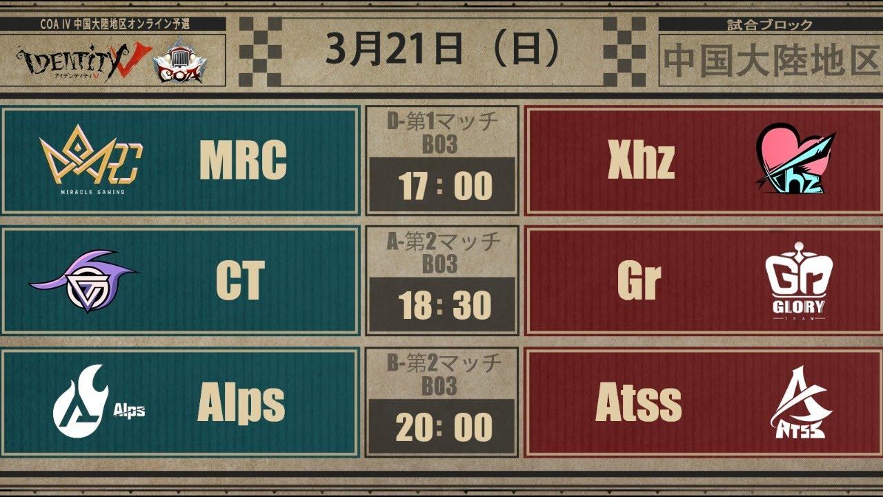Call Of The Abyss IV 中国大陸地区オンライン予選グループ戦 Day2(COA IV)