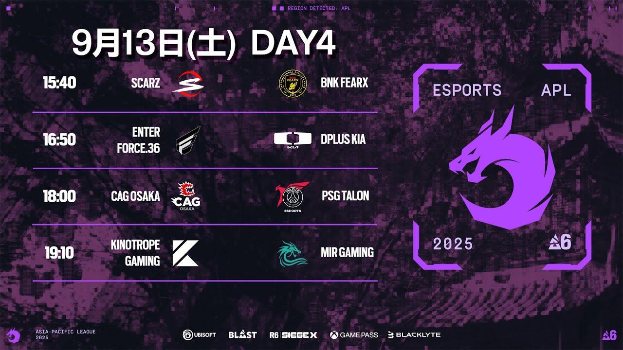 Asia Pacific League Stage 2 Day4 watch party