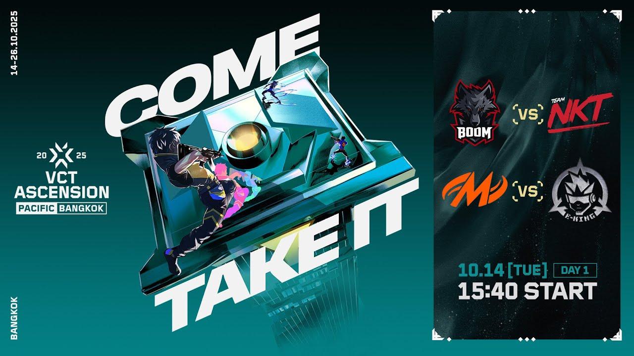 VCT Ascension Pacific Bangkok 2025 - Group Stage - Day 1