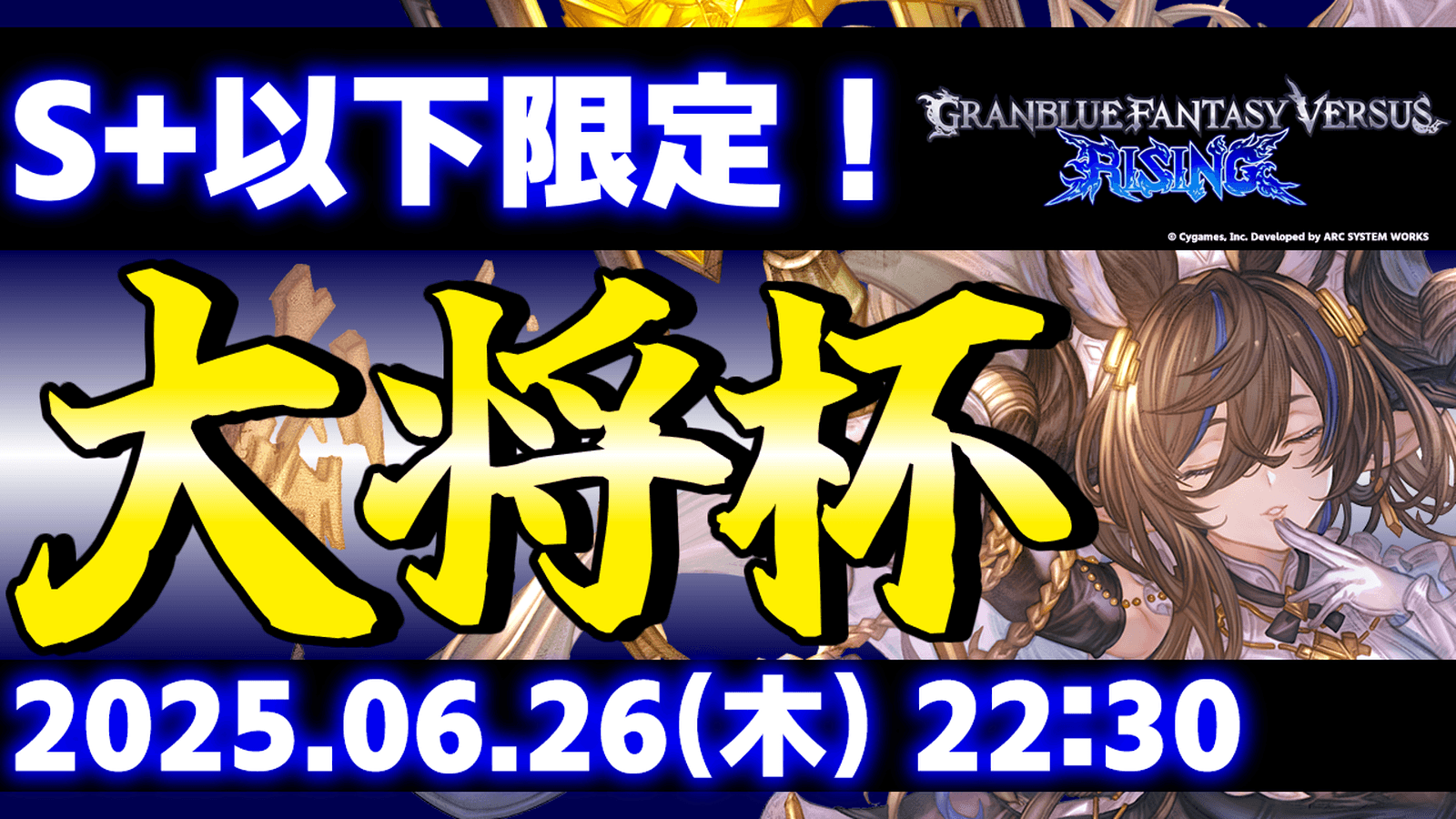 第33回 大将杯 GBVSR部門の見出し画像