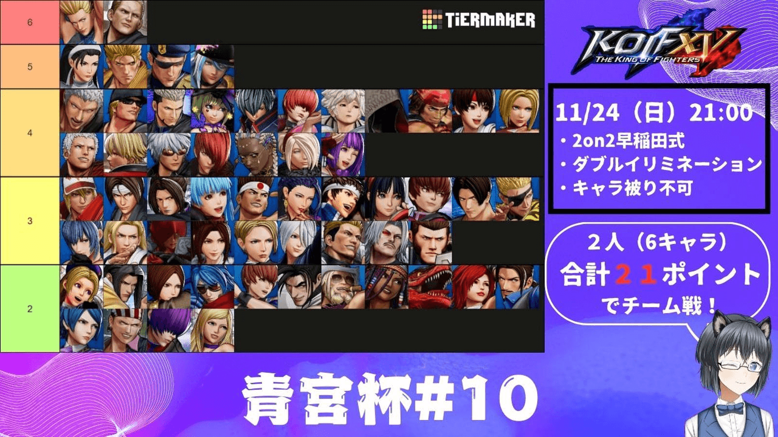 【KOF15】青宮杯#10の見出し画像