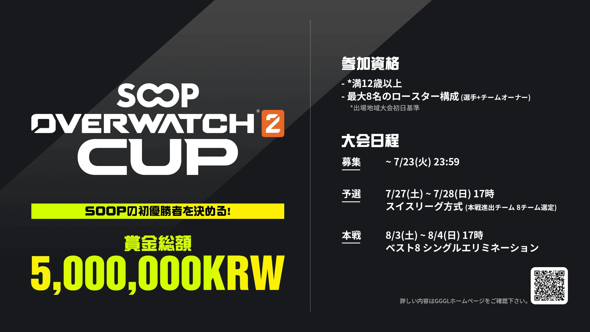  SOOP Overwatch 2 CUPの見出し画像