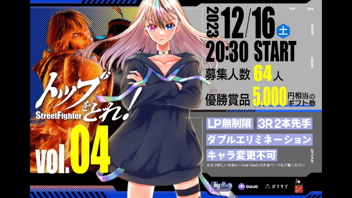 トップをとれ！ #SF6 vol.04の見出し画像