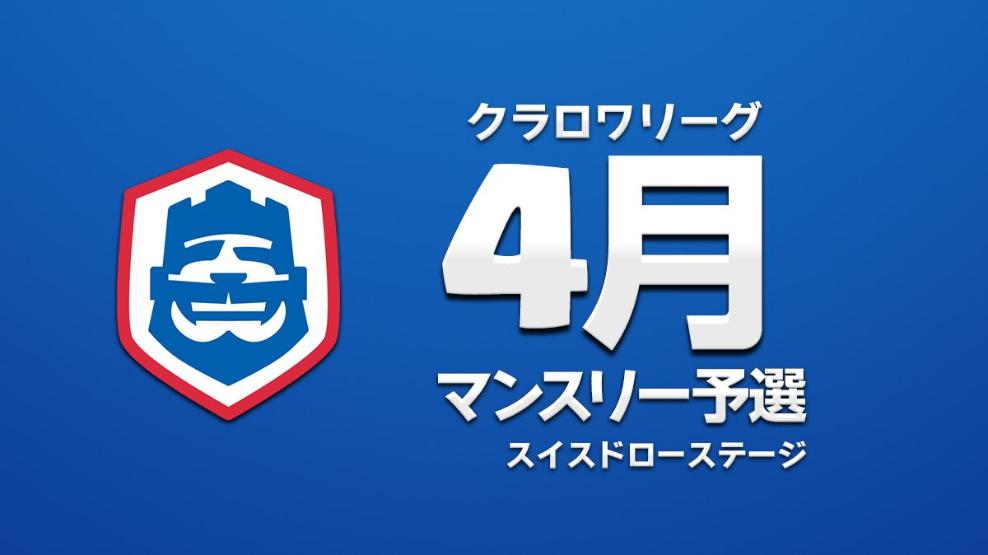 CRL 2023 4月マンスリー予選の見出し画像