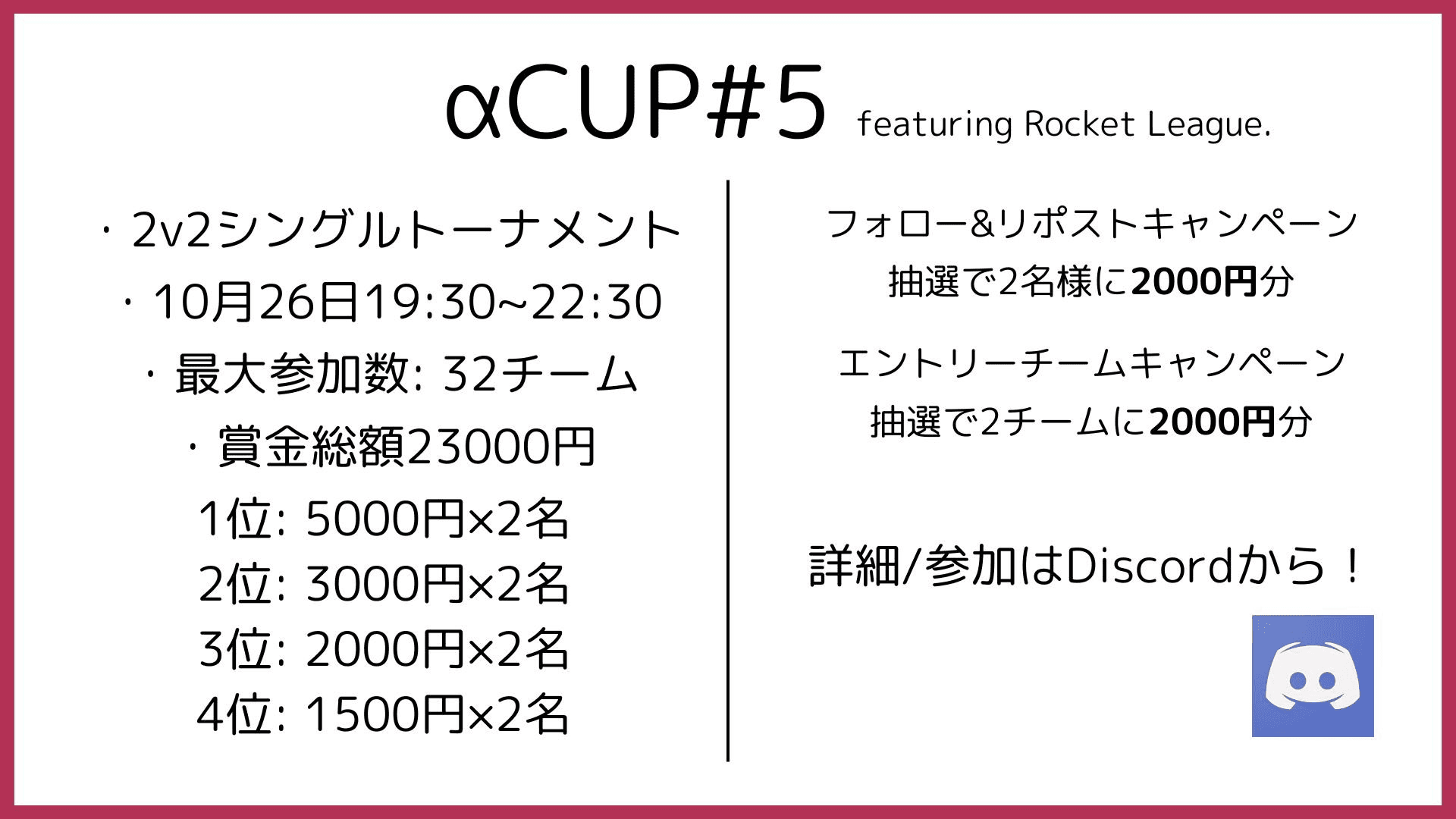 αCUP #5の見出し画像