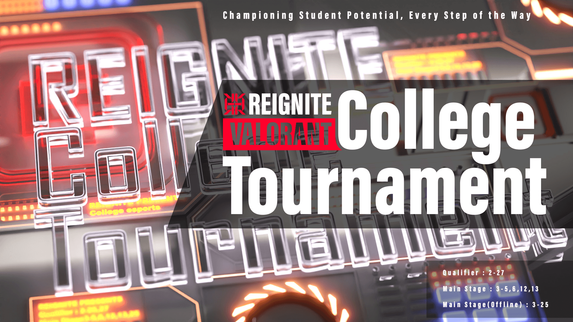 REIGNITE VALORANT College Tournament feature image