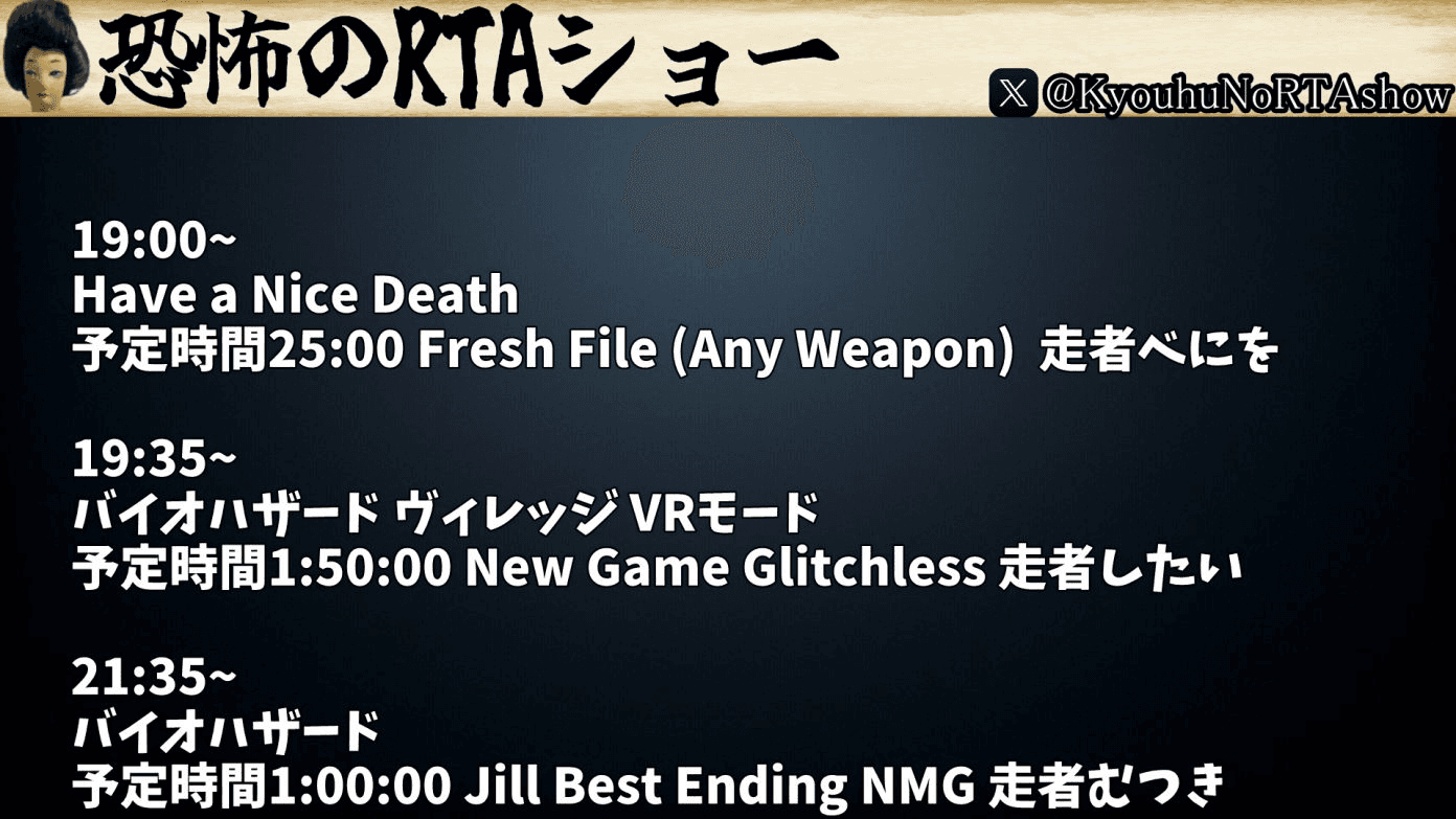 恐怖のRTAショー #3