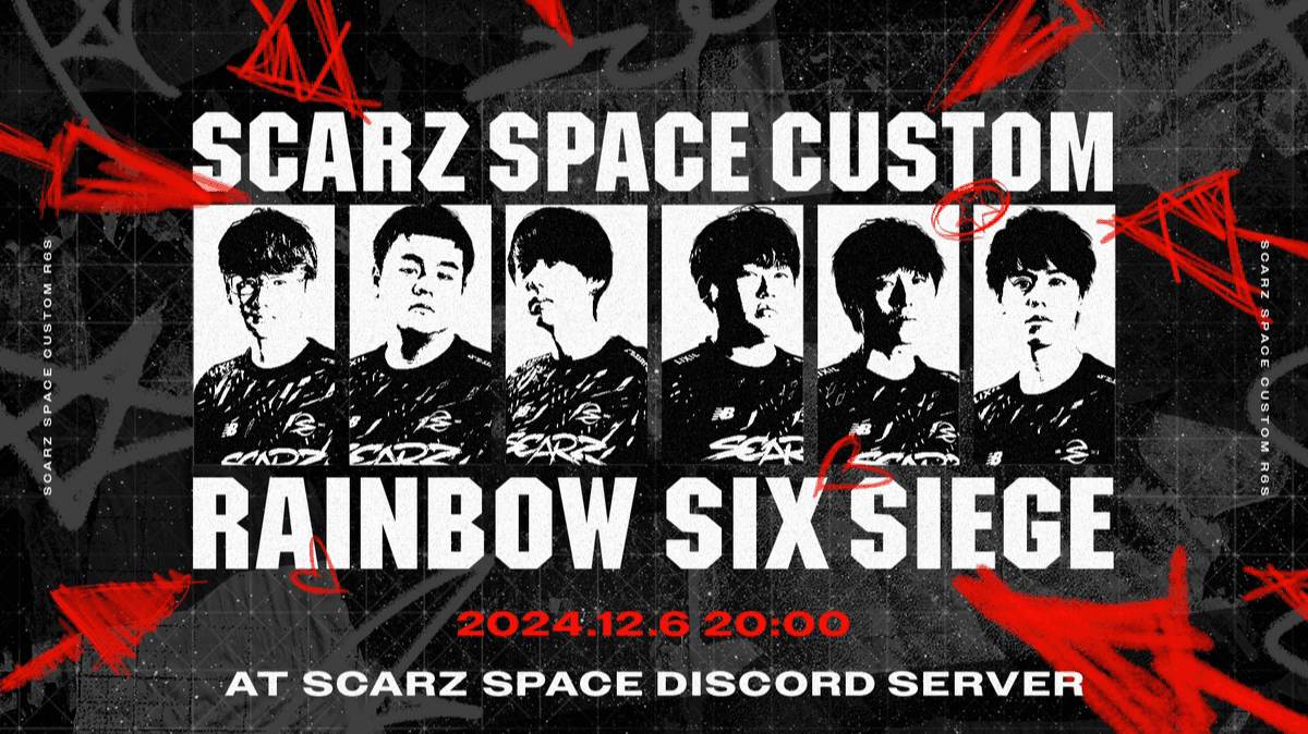 SCARZ SPACE CUSTOM RAINBOW SIX SIEGEの見出し画像