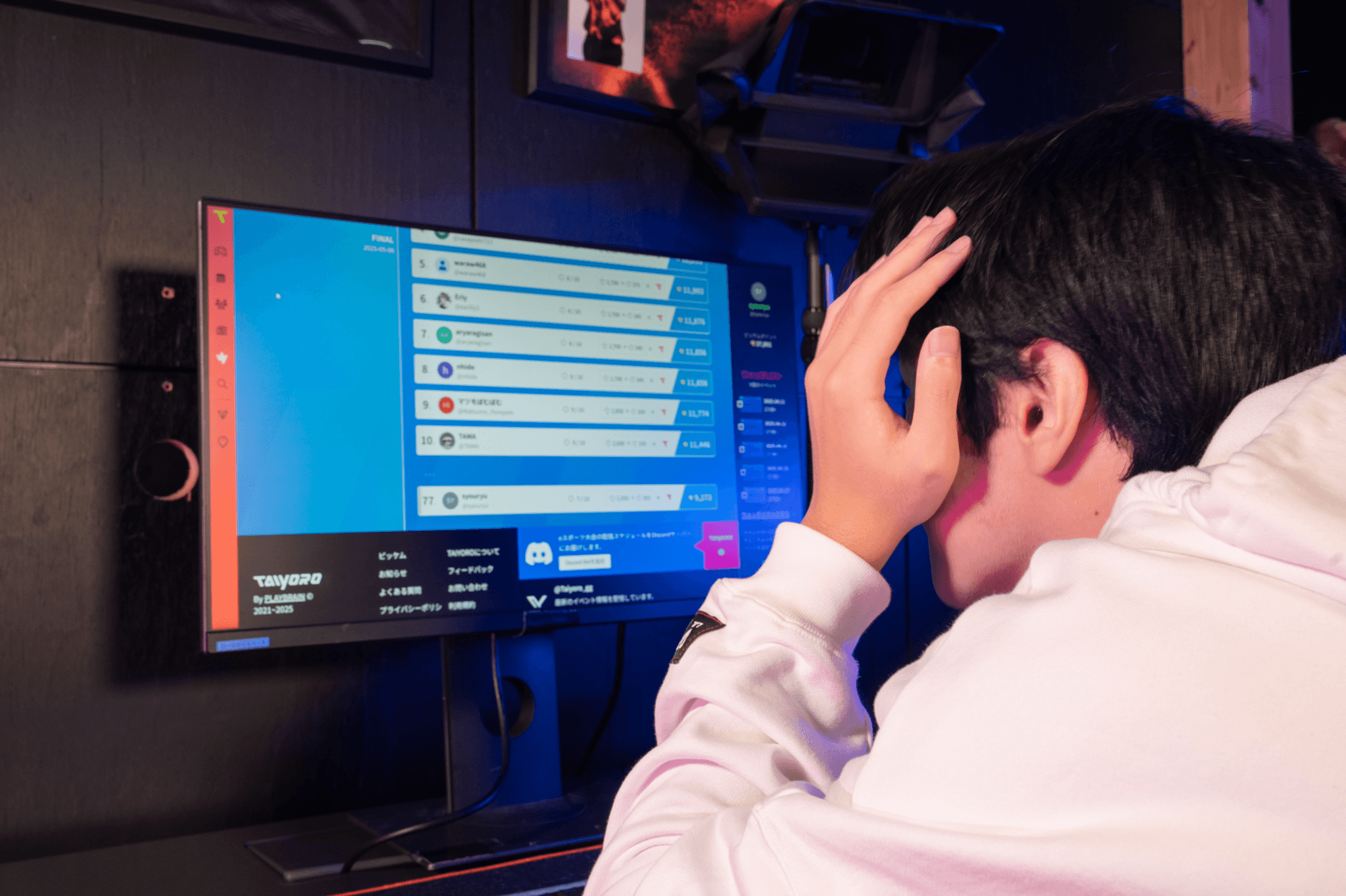 ピッケム外して頭をかかえるsyouryuさん