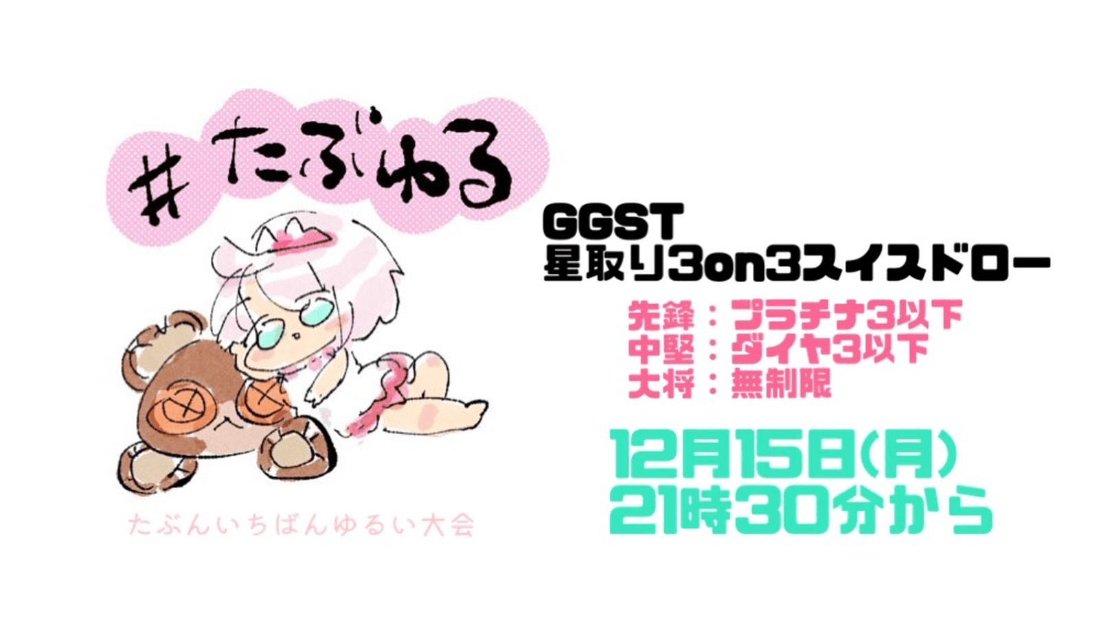 【GGST】たぶゆる#24星取り3on3スイスドロー