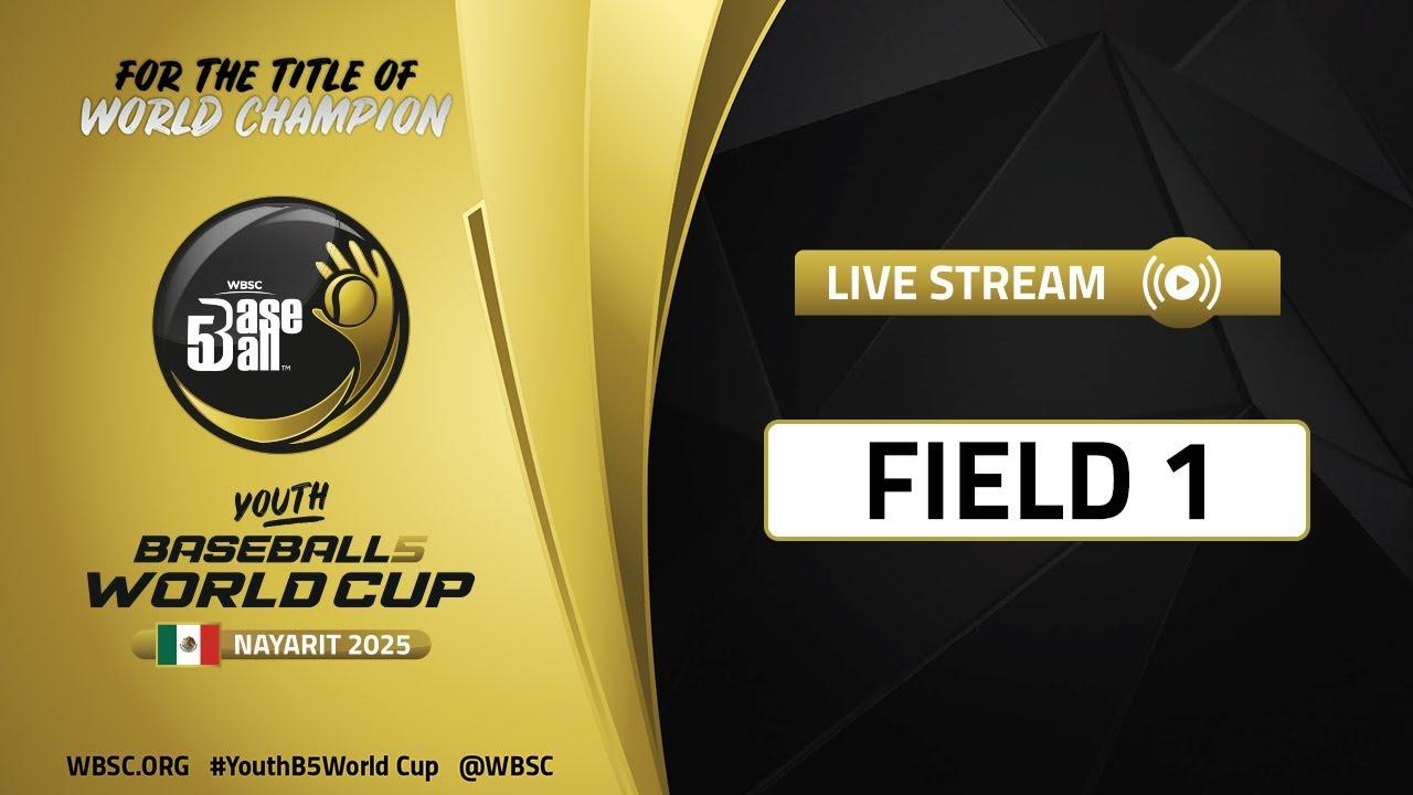 Field 1 | Day 3 | WBSC Youth Baseball5 World Cup