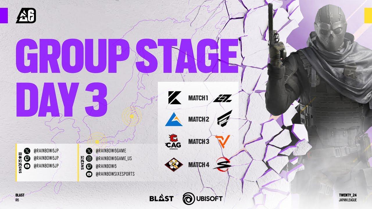 BLAST R6 Japan League 2024 Stage 1 Group Stage Day 3