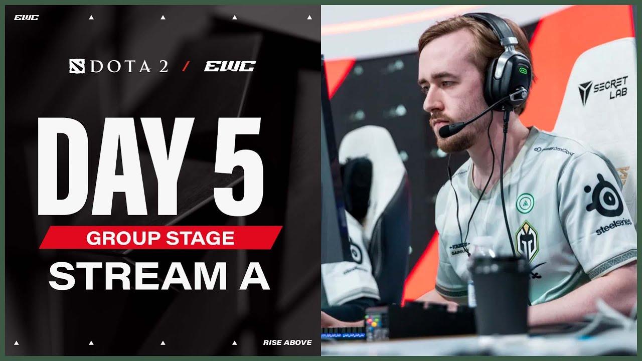 Dota 2 at EWC 25 - Day 5 - Phase 1 - Stream A