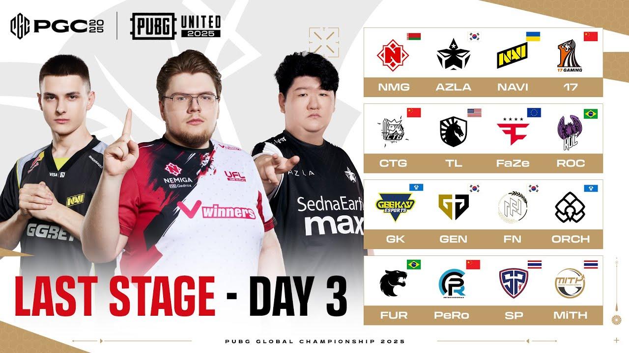 【日本語配信】PUBG Global Championship 2025 ラストステージ DAY 3