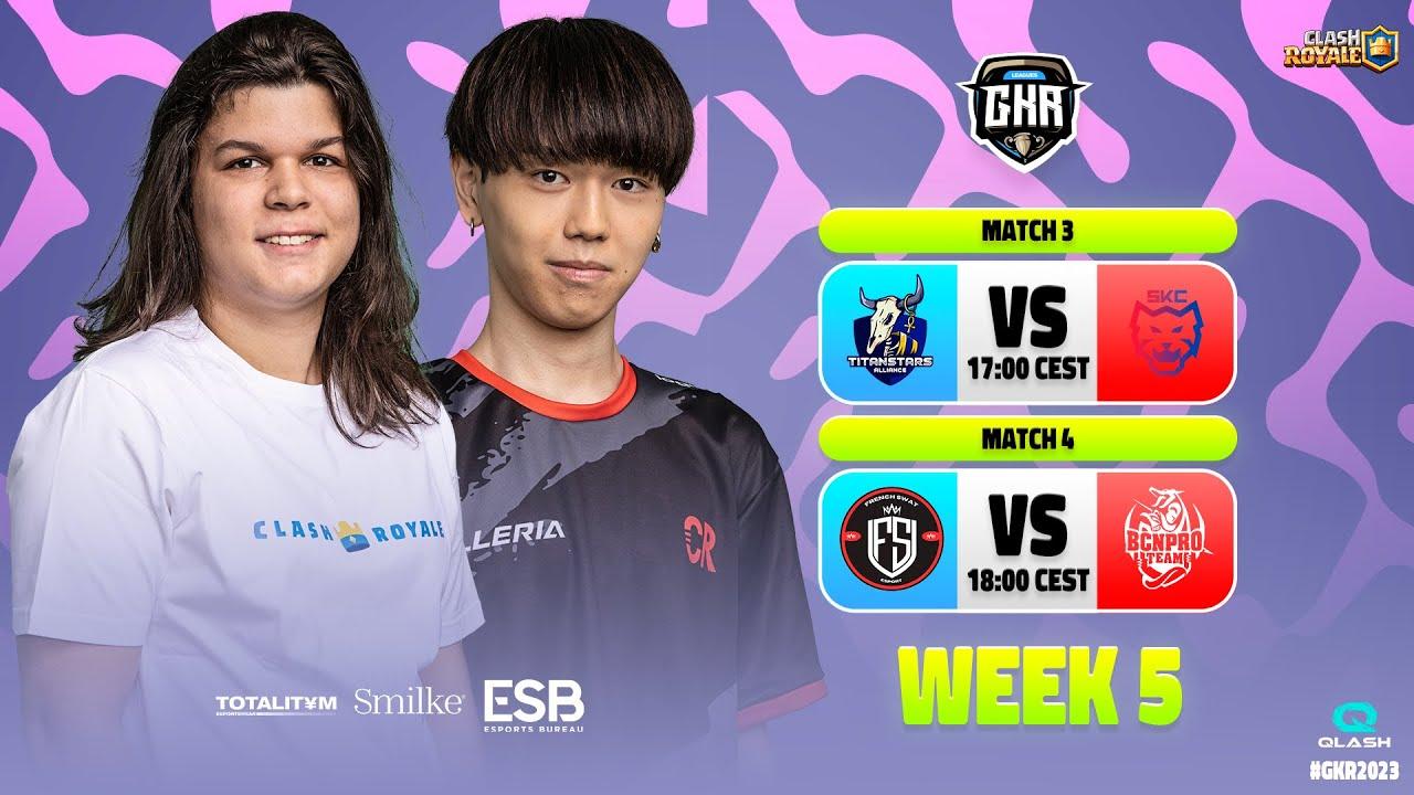 【クラロワ】TitanStars Alliance vs SKCalalas / French Swat vs BCN PRO TEAM | GKR23 [Japanese]