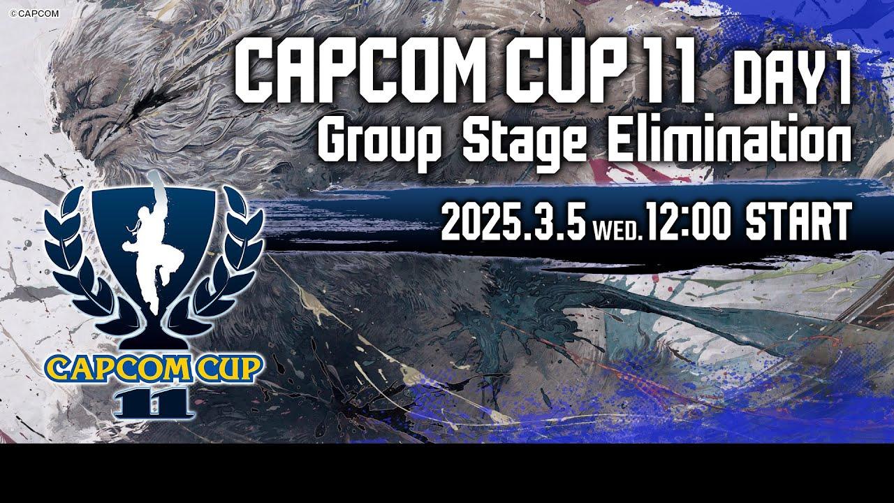 【日本語実況】「CAPCOM CUP 11」- Day1「Group Stage Elimination - Day1」