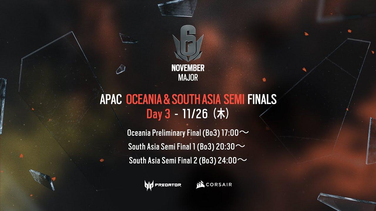 Six APAC Major 2020 November DAY3 (コメンテーター : ともぞう、Okayama、うらめし)