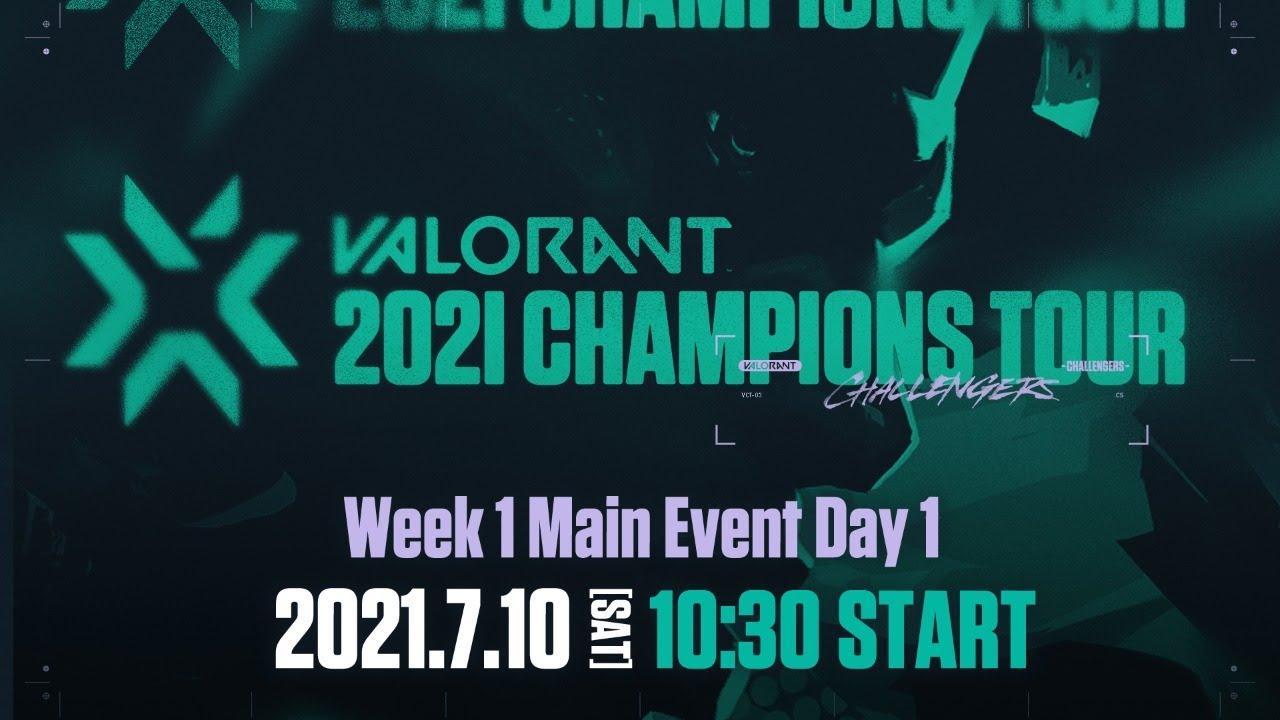 VCT Stage3 - Challengers JAPAN Week1 Main Event Day1