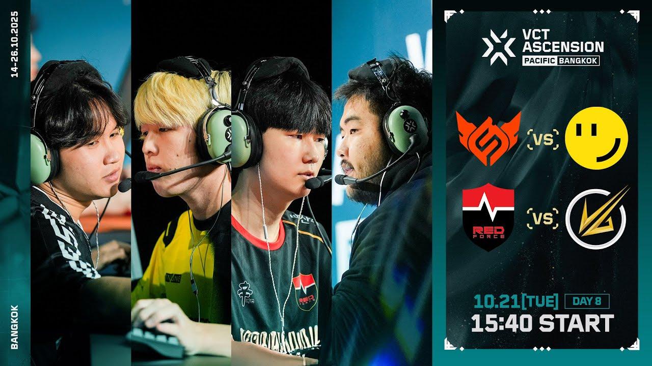 VCT Ascension Pacific Bangkok 2025 - Group Stage - Day 8