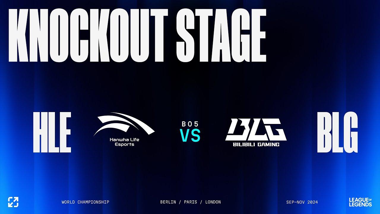 WORLDS 2024 | KNOCKOUT STAGE - QUARTER FINALS - DAY 2 | HLE vs BLG