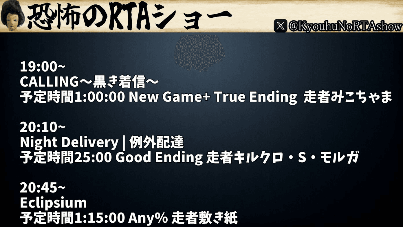 恐怖のRTAショー #4